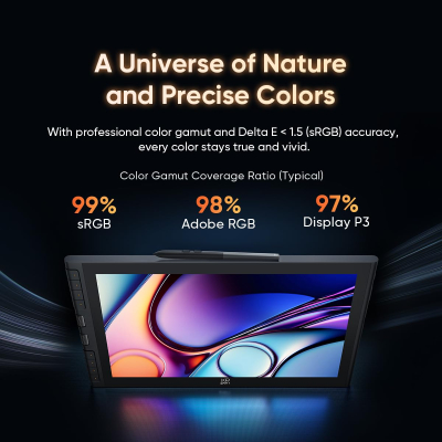 XPPen Artist 16 3rd Drawing Tablet with Screen, 15.4" Pen Display with X4 Smart Chip Stylus,16K Pressure Sensitivity, Dual Dial & 8 Shortcut Keys, for Windows/Mac/Android,...