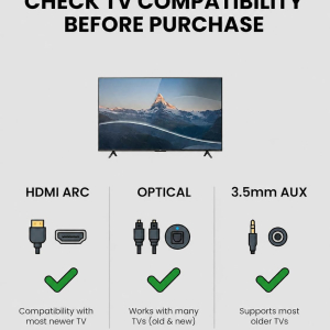 Avantree Opera Plus – Wireless Headphones for TV Watching, Clear Dialogue & Volume Boost for Seniors, Optical Soundbar Passthrough, Charging Transmitter Base