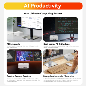 Beelink SER10 MAX Mini PC, AMD Ryzen AI 9 HX 470(12C/24T, up to 5.2GHz, 86Tops), 64GB DDR5 RAM 1TB M.2 PCIe4.0 SSD, 4K Triple Display HDMI/DP/USB4 Mini Computer Win11 Pro,...
