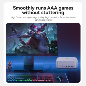 Beelink SER10 MAX Mini PC, AMD Ryzen AI 9 HX 470(12C/24T, up to 5.2GHz, 86Tops), 64GB DDR5 RAM 1TB M.2 PCIe4.0 SSD, 4K Triple Display HDMI/DP/USB4 Mini Computer Win11 Pro,...