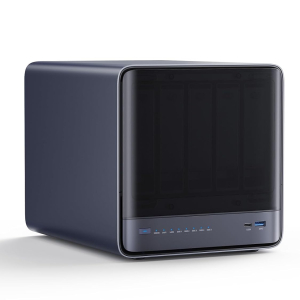 MINISFORUM N5 Air 5-Bay Desktop NAS, AMD Ryzen 7 255, 8C/16T CPU, Radeon 780M, No RAM,No HDD,64GB SSD(MinisCloud OS), 3×M.2 NVMe, 10GbE + 5GbE, OCuLink and USB4 Ports, PCIe x16...