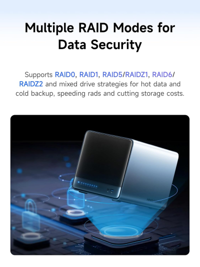 MINISFORUM N5 Air 5-Bay Desktop NAS, AMD Ryzen 7 255, 8C/16T CPU, Radeon 780M, No RAM,No HDD,64GB SSD(MinisCloud OS), 3×M.2 NVMe, 10GbE + 5GbE, OCuLink and USB4 Ports, PCIe x16...