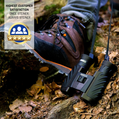 STEINER binoculars Safari UltraSharp 8x22 - German quality optics, compact, light, ideal for travel, hiking, sports and nature observation