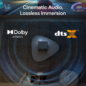 Valerion StreamMaster Plus Triple Laser Projector, 2X Faster Performance, 4ms Lag-Free Gaming, TV-Rich Streaming, IMAX, AI 4K UHD, Voice Control, with Active 3D, Dolby Vision&Atmos