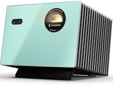 Valerion StreamMaster Plus Triple Laser Projector, 2X Faster Performance, 4ms Lag-Free Gaming, TV-Rich Streaming, IMAX, AI 4K UHD, Voice Control, with Active 3D, Dolby Vision&Atmos