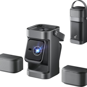 ⁦Nebula P1 Portable Projector with Detachable Modules, 650 ANSI Lumens, 1080P Full HD, 20W Truly 2.0 Surround Sound, 130° Built-in Gimbal, Auto Adjustment, 180" Big Screen, Carry Handle⁩ – תמונה ⁦1⁩