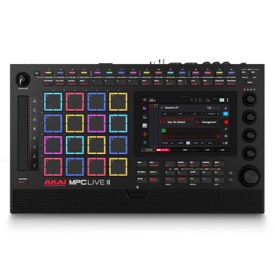 Akai Professional MPC Live III - Standalone Portable Music Production Center with MPCe Pads, Sequencer, Touchscreen, Mic, Stereo Monitors, Audio Interface, Wi-Fi, Bluetooth,...