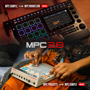 Akai Professional MPC Live III - Standalone Portable Music Production Center with MPCe Pads, Sequencer, Touchscreen, Mic, Stereo Monitors, Audio Interface, Wi-Fi, Bluetooth,...