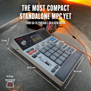 Akai Professional MPC Sample Standalone Portable Sampler, Sequencer and Effects Processor, with Rechargeable Battery, USB-C, Built-in Speaker and Microphone