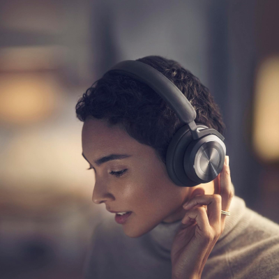 Bang & Olufsen Beoplay HX – Premium Over-Ear Wireless Bluetooth Headphones, Active Noise Cancelling, 40 Hours Battery, 6 Microphones, Headset for Work with Carrying case - Black...
