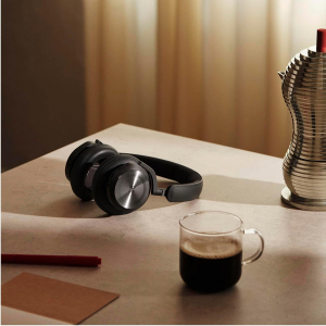 Bang & Olufsen Beoplay HX – Premium Over-Ear Wireless Bluetooth Headphones, Active Noise Cancelling, 40 Hours Battery, 6 Microphones, Headset for Work with Carrying case - Black...