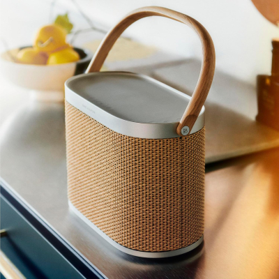 Bang & Olufsen Beosound A5 – Portable Bluetooth Modular Speaker, Wireless Charging, Loud Sound Speaker for Home & Outdoors, Long Battery Life, Premium Audio - Nordic Weave
