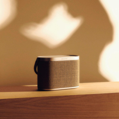 Bang & Olufsen Beosound A5 – Portable Bluetooth Modular Speaker, Wireless Charging, Loud Sound Speaker for Home & Outdoors, Long Battery Life, Premium Audio - Nordic Weave