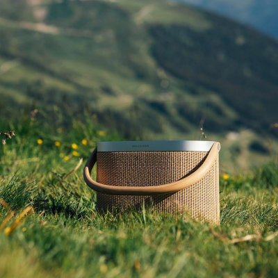 Bang & Olufsen Beosound A5 – Portable Bluetooth Modular Speaker, Wireless Charging, Loud Sound Speaker for Home & Outdoors, Long Battery Life, Premium Audio - Nordic Weave