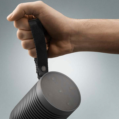 Bang & Olufsen Beosound Explore – Portable Bluetooth Speaker, 27 Hours Battery Life, Waterproof (IP67), Outdoor Loud Speaker for Travel, Home & Camping, 360 Degree Sound - Black...