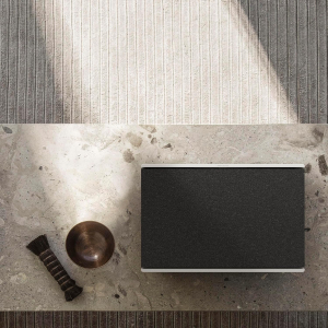 Bang & Olufsen Beosound Level – Portable Wireless Bluetooth Speaker, Waterproof Dust Resistant, WiFi Speaker for Home, 16 Hours Battery, Cradle to Cradle Certified - Natural