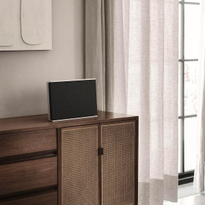 Bang & Olufsen Beosound Level – Portable Wireless Bluetooth Speaker, Waterproof Dust Resistant, WiFi Speaker for Home, 16 Hours Battery, Cradle to Cradle Certified - Natural
