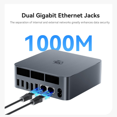 Beelink EQi13 Mini PC, Intel Core i5 13500H (up to 4.7GHz) 12C/16T, 16GB LPDDR5 500GB M.2 PCIe4.0 SSD Mini Computer Windows 11 Pro,4K Dual Display/HDMI/Type-C/WiFi 6/BT5.2/Dual...