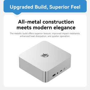 Beelink EQi13 Pro Mini PC, Intel Core i5 13500H (up to 4.7GHz) 12C/16T, Mini Computer 32GB DDR4 500GB PCIe4.0 SSD, Desktop Computer Windows 11 Pro Built-in PSU/Dual Display/Dual...