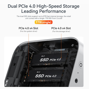 Beelink SER9 Pro Mini PC, AMD Ryzen AI 9 HX 370 (12C/24T up to 5.1GHz), 32GB LPDDR5X RAM 1TB M.2 PCIe4.0 SSD Mini Gaming Computer Windows 11 Pro, USB4.0/DP/HDMI/ 2.5G LAN/WiFi6...