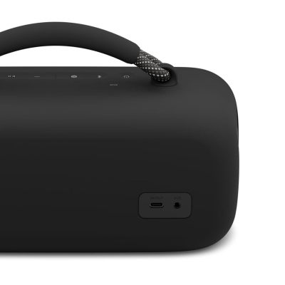 Bose SoundLink Max Portable Speaker, Large Waterproof Bluetooth Portable Sound Speaker, Up to 20 Hours of Battery Life, USB-C, Built-In 3.5 mm AUX Input, Black