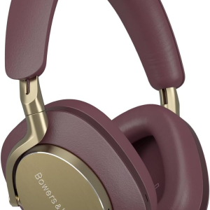 Bowers & Wilkins Px8 Wireless Headphones, Noise Cancelling Over-Ear Bluetooth Headphones with High-Resolution Audio, 6-Mic ANC, Fast-Charge, 30-Hour Battery Life - Black