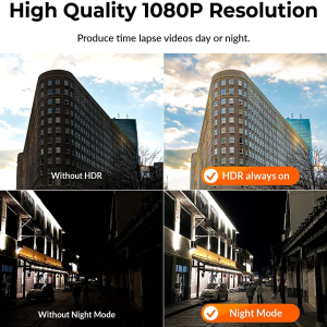 Brinno BCC300-M Time Lapse Bundle, Outdoor Timelapse Recording, Long Battery Life, HDR FHD1080P, IPX4 Waterproof Housing, Wall Mount and LCD Screen