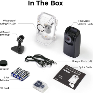 Brinno BCC300-M Time Lapse Bundle, Outdoor Timelapse Recording, Long Battery Life, HDR FHD1080P, IPX4 Waterproof Housing, Wall Mount and LCD Screen