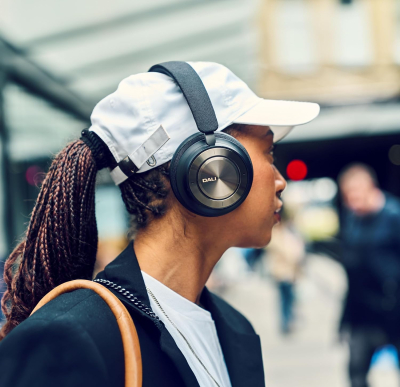 DALI IO-8 - Iron Black, Wireless Headphones with ANC, USB-C, 35h Battery Life & Dual Sound Modes - Over-Ear Hi-Fi Sound