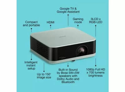 Epson EF-61G Lifestudio Pop Ice Green Projector