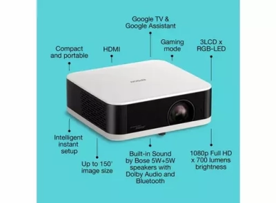 Epson EF-61W Lifestudio Pop Diamond White Projector