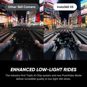 Insta360 X5 MM93 Championship Edition - Waterproof 8K 360 Camera, Leading Low-Light Performance, Invisible Selfie Stick Effect, Tough and Replaceable Lenses, 205-Min Battery,...