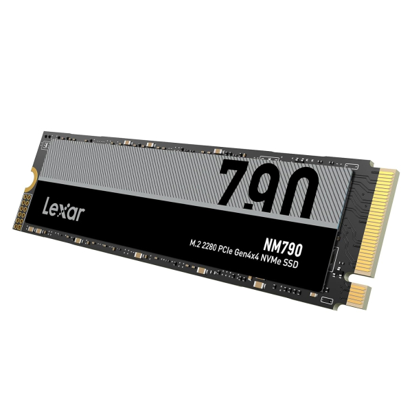 Lexar NM790 SSD 8TB, M.2 2280 PCIe Gen4x4 NVMe 1.4 Internal SSD, Up to 7,400MB/s Read, Up to 6,500MB/s Write, Internal Solid State Drive for PS5, PC, Laptop, Gamers, Professionals