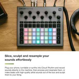Novation Circuit Rhythm: Sampler and groovebox with eight sample tracks for making and performing beats