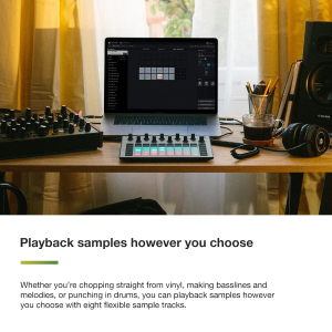 Novation Circuit Rhythm: Sampler and groovebox with eight sample tracks for making and performing beats
