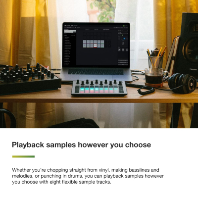 Novation Circuit Rhythm: Sampler and groovebox with eight sample tracks for making and performing beats