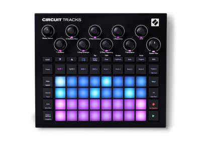 Novation Circuit Rhythm: Sampler and groovebox with eight sample tracks for making and performing beats