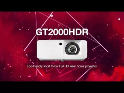 Optoma GT2000HDR 1080p 3500 Lumens Projector