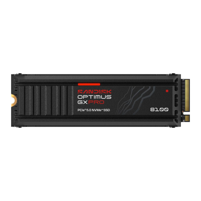 SANDISK Optimus GX PRO 8100 PCIe Gen 5 NVMe SSD 2TB (Up to 14,900/14,000MB/s read/write speeds, Next Gen TLC 3D CBA NAND, Up to 1,200TBW)