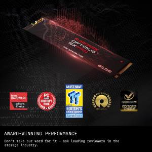 SANDISK Optimus GX PRO 8100 PCIe Gen 5 NVMe SSD 4TB (Up to 14,900/14,000MB/s read/write speeds, Next Gen TLC 3D CBA NAND, Up to 2,400TBW)