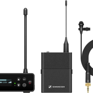 Sennheiser EW-DP ME2 SET (U1/5) Portable Digital UHF Wireless Microphone System with ME2 Omnidirectional Lavalier - Black (700016)