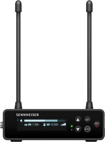 Sennheiser EW-DP ME2 SET (U1/5) Portable Digital UHF Wireless Microphone System with ME2 Omnidirectional Lavalier - Black (700016)