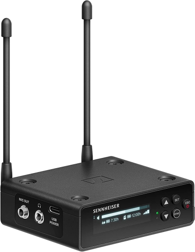 Sennheiser EW-DP ME2 SET (U1/5) Portable Digital UHF Wireless Microphone System with ME2 Omnidirectional Lavalier - Black (700016)