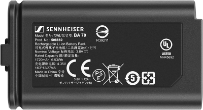 Sennheiser EW-DP ME2 SET (U1/5) Portable Digital UHF Wireless Microphone System with ME2 Omnidirectional Lavalier - Black (700016)