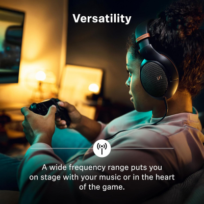Sennheiser HD 505 Wired Headphones Over Ear With Transparent Sound and Controlled Bass, Enhanced Comfort Open Ear Headphones for Music, Work, Gaming, Audiophiles, Students,...