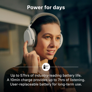 Sennheiser MOMENTUM 5 Wireless Noise Cancelling Headphones – Bluetooth Headphones with Crystal‑Clear Calls, Adaptive ANC, Over‑Ear Design, 57‑Hour Battery, Dolby Atmos and...