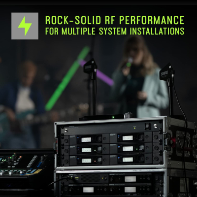 Shure GLXD14+/MX53 Dual Band Pro Digital Wireless Microphone System for Broadcast, Church, Presentations - 12-Hour Battery Life, 100 ft Range | MX153 Headset Mic, Single Channel...