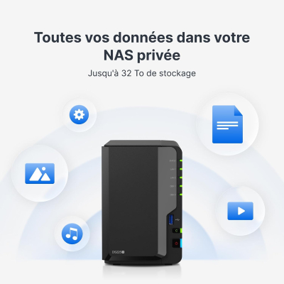 Synology 2-Bay NAS DS225+ (Diskless)