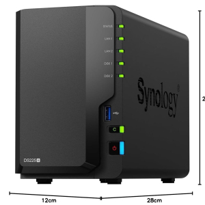 Synology 2-Bay NAS DS225+ (Diskless)