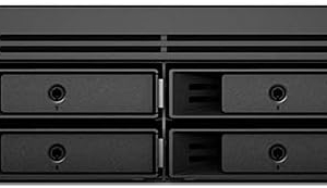 Synology RackStation RS1221+ - NAS server - 8 bays - rack-mountable - SATA 6Gb/s - RAID 0, 1, 5, 6, 10, JBOD - RAM 4 GB - Gigabit Ethernet - iSCSI - 2U